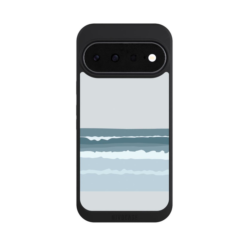 Pixel 11 NIVOpure Abstrakte blaue Wellen