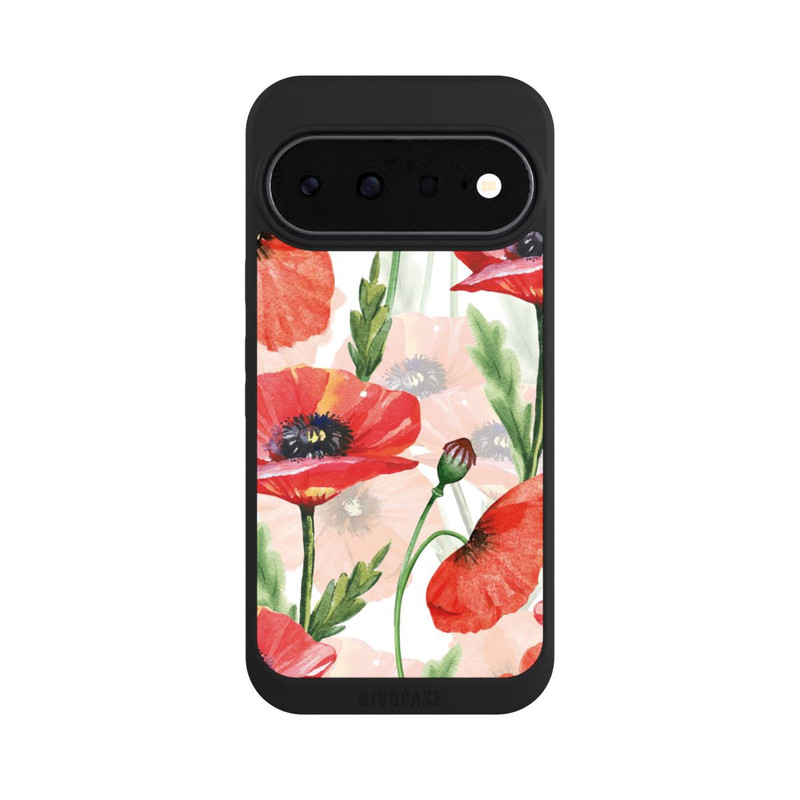 Pixel 11 NIVOpure Wasserfarbe Mohnblumen