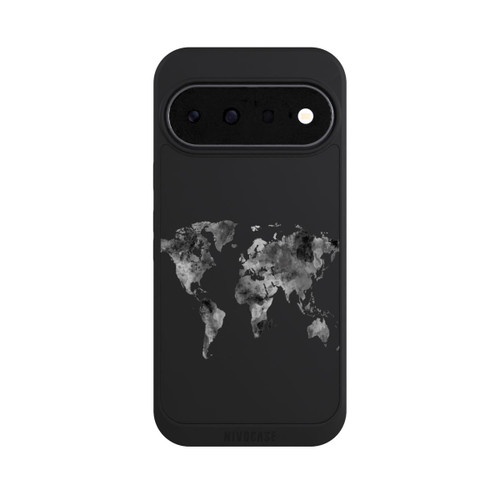 Google Pixel 11 NIVOpure World Map Black Transparent