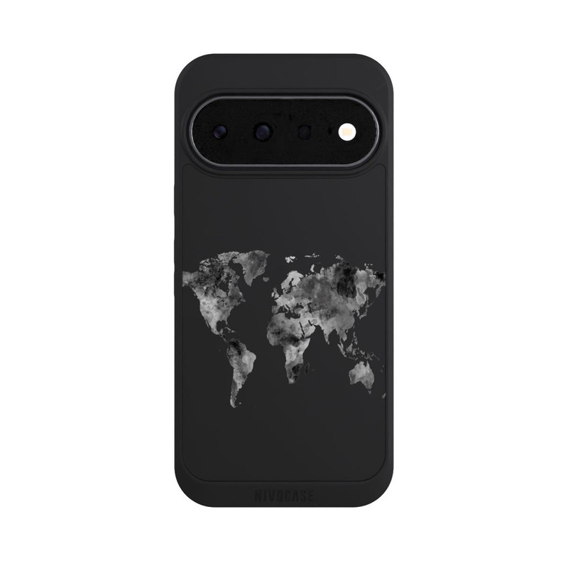 Pixel 11 NIVOpure Weltkarte Schwarz Transparent