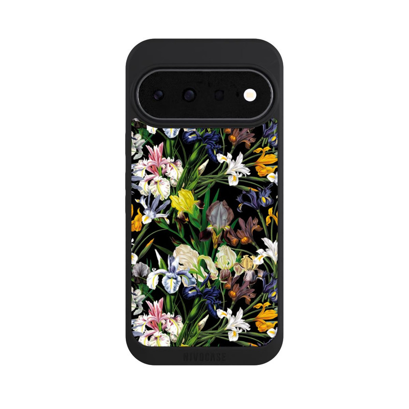 Pixel 11 NIVOpure Dunkle Wildblumentapete