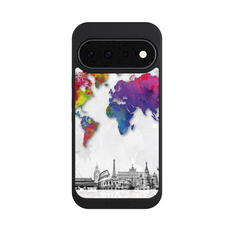 Pixel 11 NIVOpure Weltkarte mit Skyline