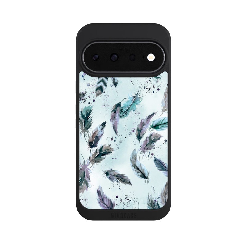 Pixel 11 NIVOpure Magische Federn Sanftes Blau