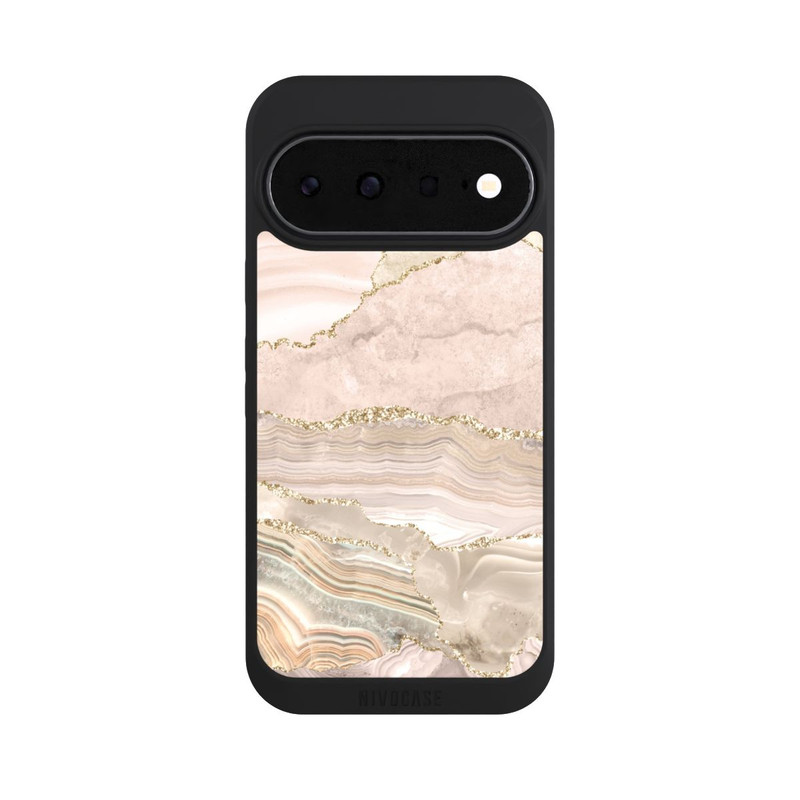 Pixel 11 NIVOpure Marmor rosa-goldene Streifen