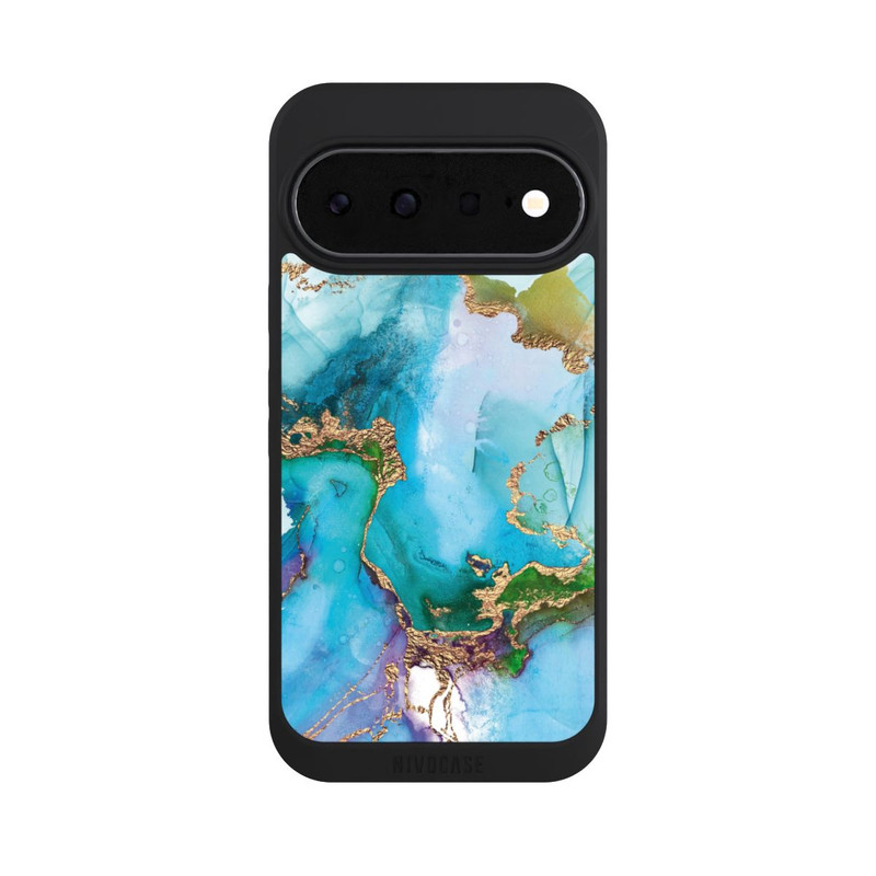 Pixel 11 NIVOpure Bunter Marmor-Glitzer-Look