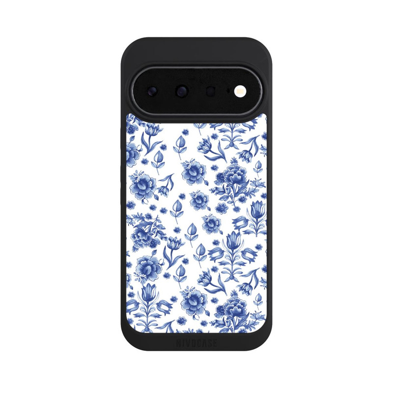 Pixel 11 NIVOpure Blaues Blumenmuster