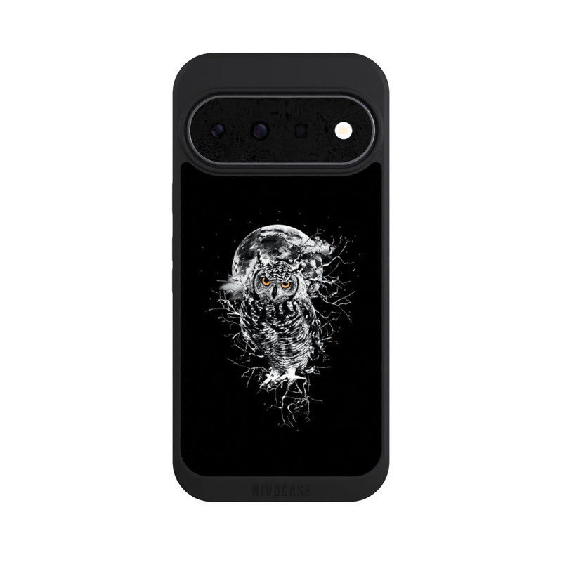 Pixel 11 NIVOpure Eule in Schwarz/Weiß