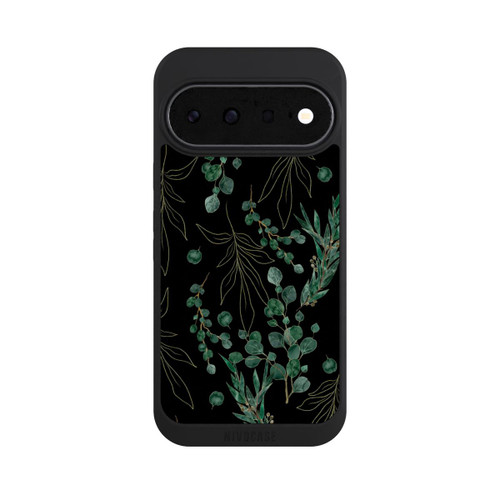 Google Pixel 11 NIVOpure Feuilles d'Eucalyptus Fond Noir
