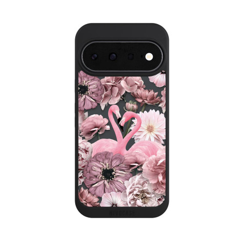 Google Pixel 11 NIVOpure Flamants roses en motif de fleurs