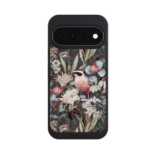 Google Pixel 11 NIVOpure Orangefarbener Vogel im Vintage Blumenmuster