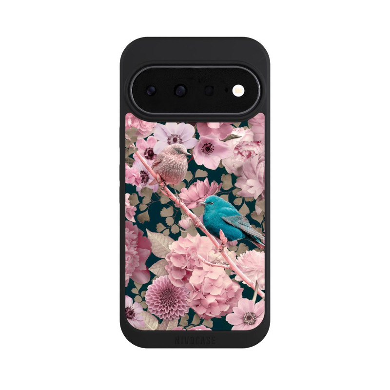 Pixel 11 NIVOpure Spatzen im rosa Blumenmuster