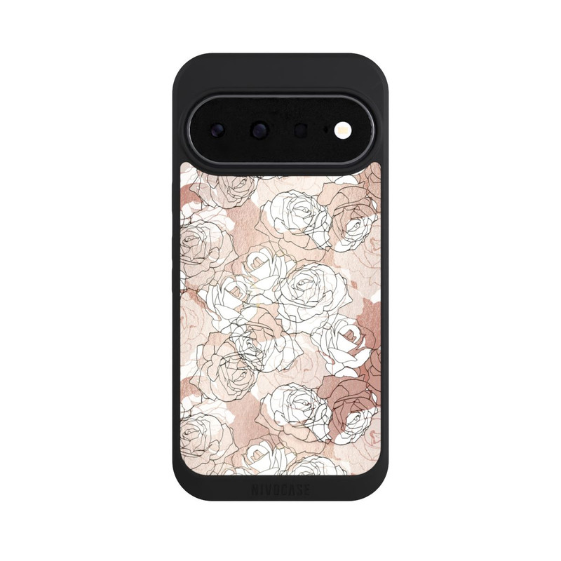 Pixel 11 NIVOpure Blühende Rosen Line Art