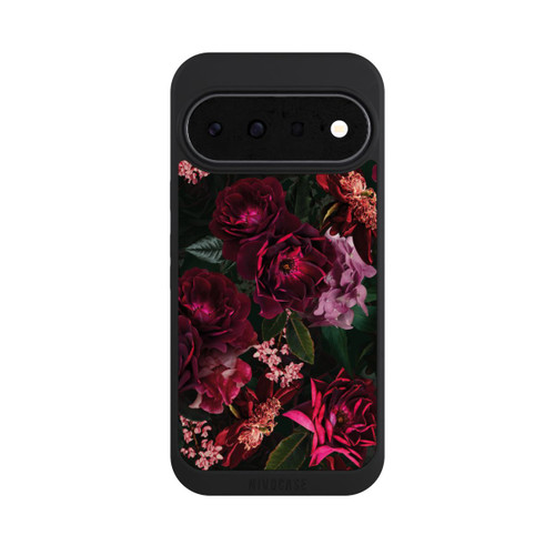 Google Pixel 11 NIVOpure Dunkelrote und rosa Blüten