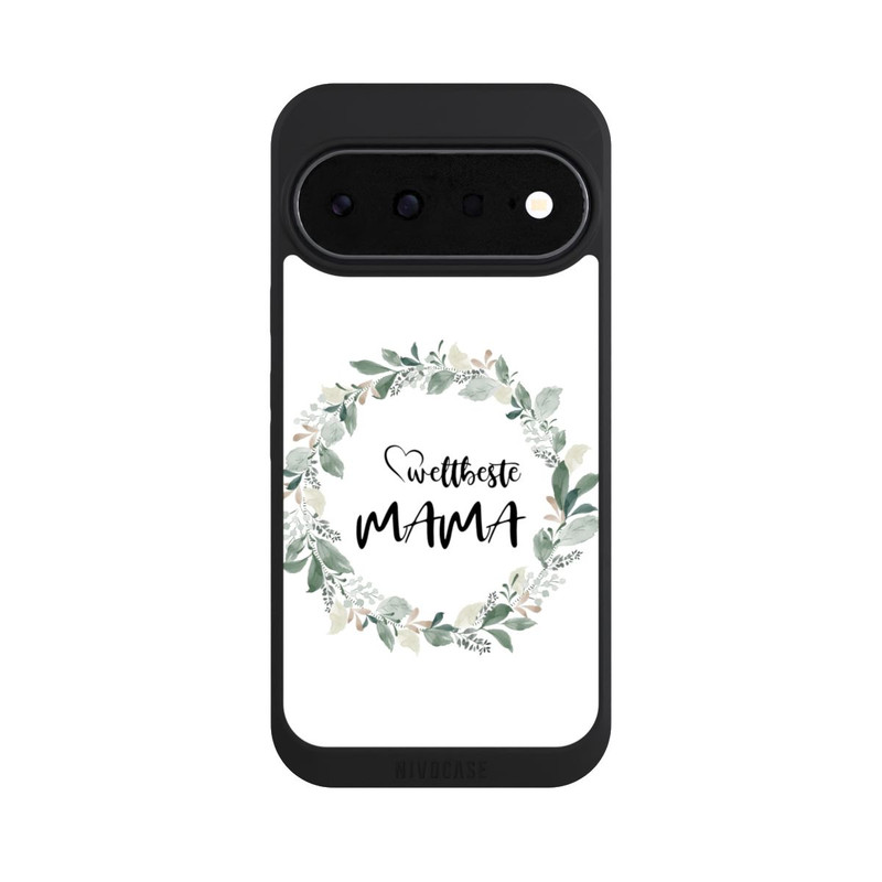 Pixel 11 NIVOpure Weltbeste Mama Blumenkranz