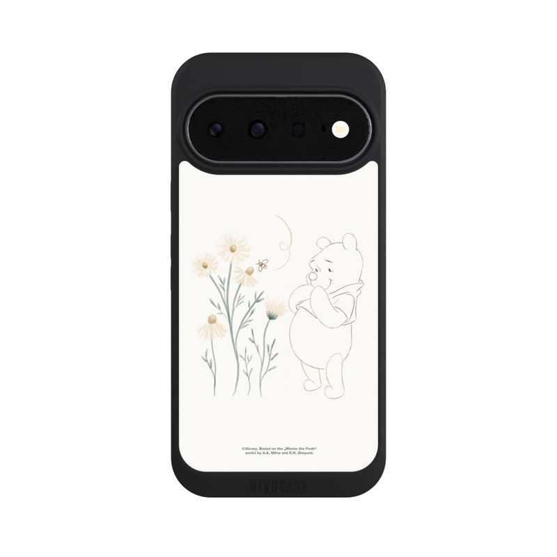 Pixel 11 NIVOpure Winnie Puuh sieht sich Gänseblümchen an