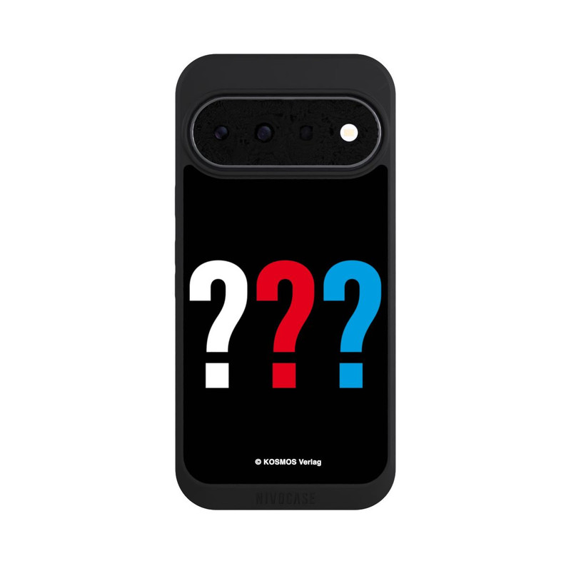 Pixel 11 NIVOpure Drei Fragezeichen Logo