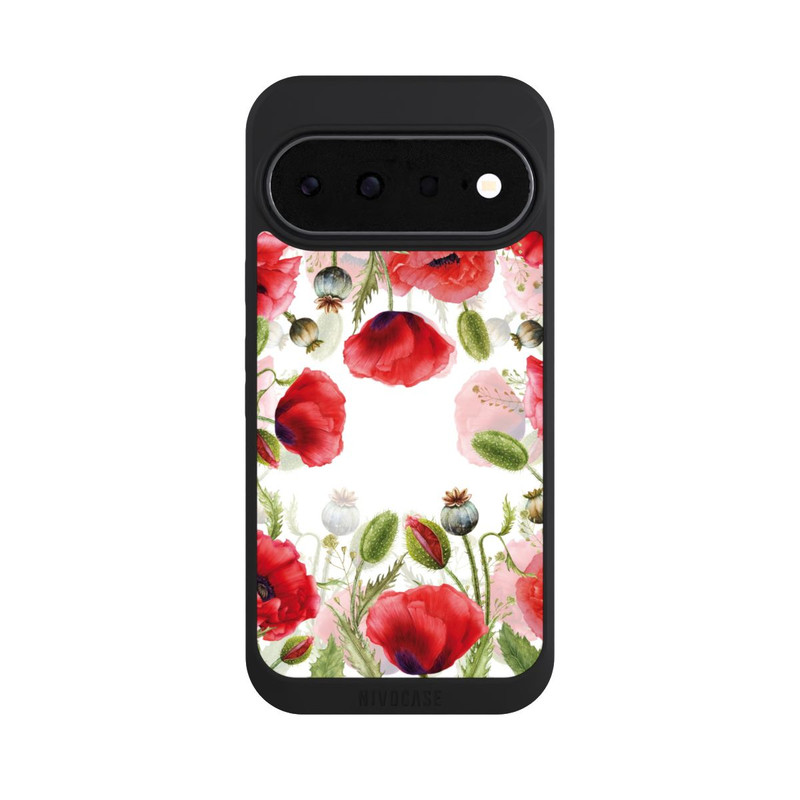 Pixel 11 NIVOpure Rahmen aus Mohnblumen