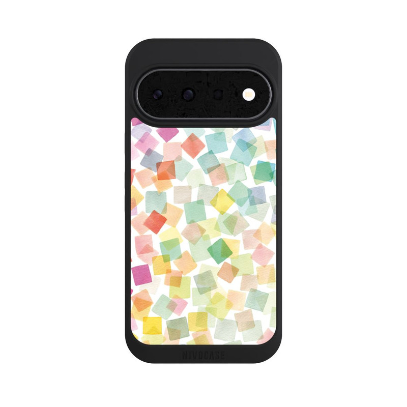 Pixel 11 NIVOpure Konfetti geometrische Plaids Regenbogen