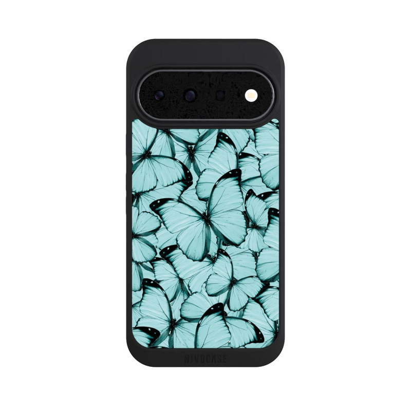 Pixel 11 NIVOpure Teal Schmetterlinge