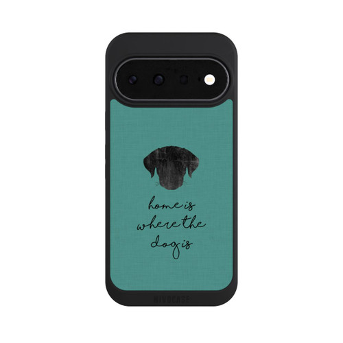 Google Pixel 11 NIVOpure Home Is Where The Dog Is - Black on Turquoise 