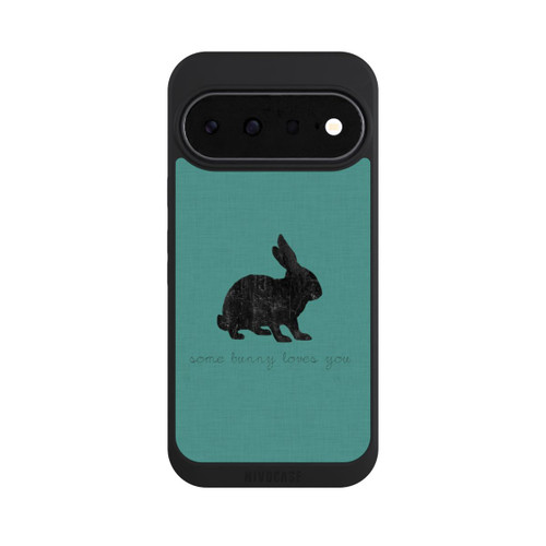 Google Pixel 11 NIVOpure Some Bunny Loves You - Black on Turquoise