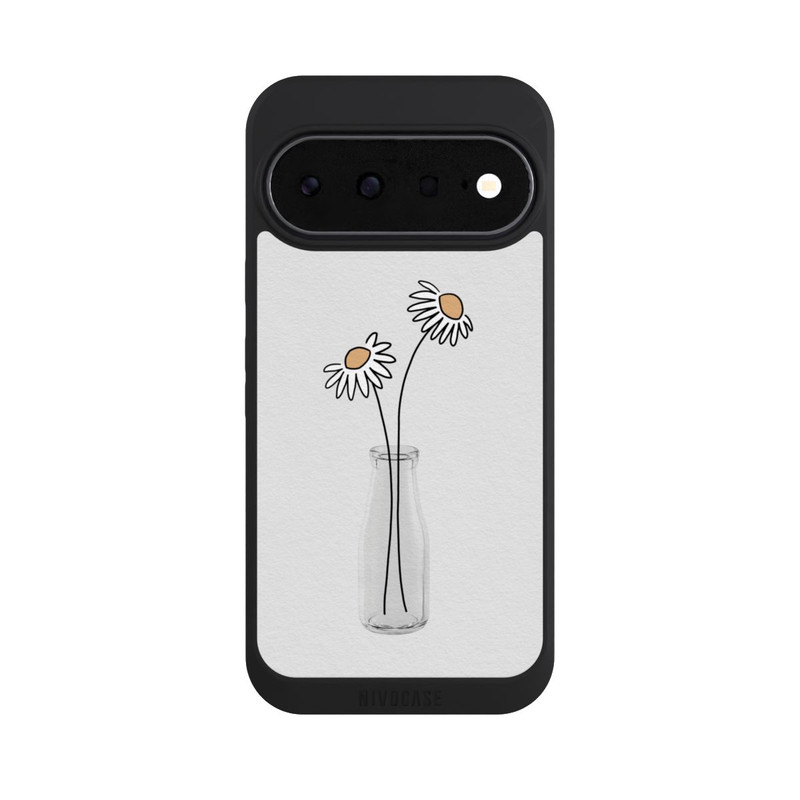 Pixel 11 NIVOpure Stillleben mit weißen Gänseblümchen