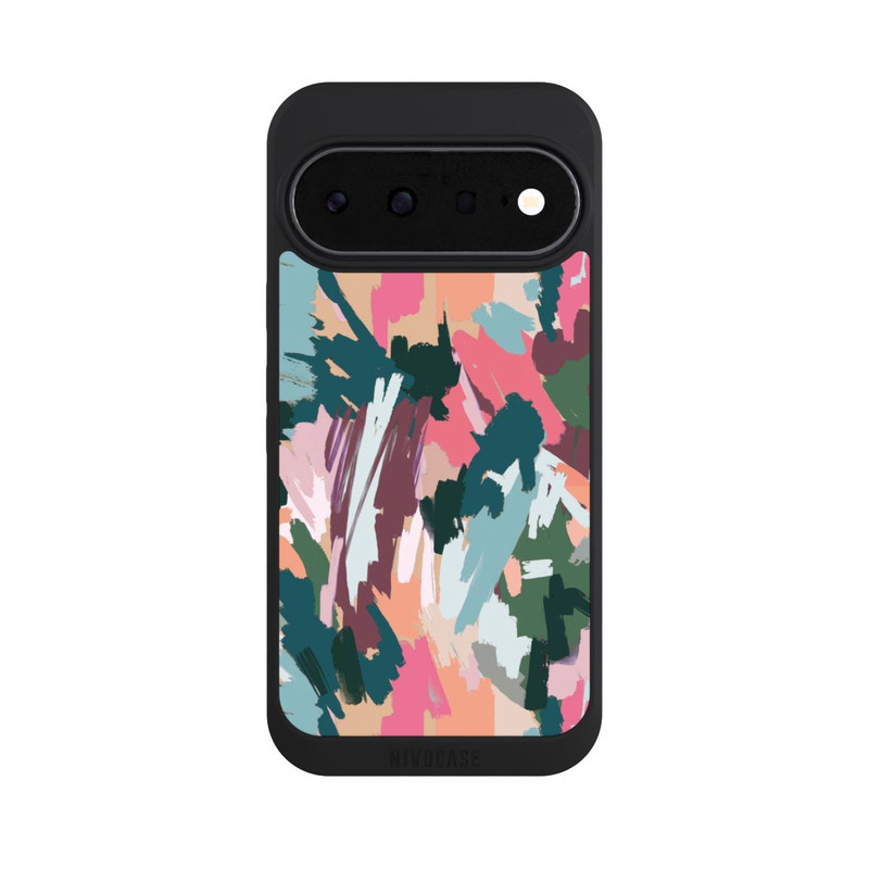 Pixel 11 NIVOpure Abstrakte künstlerische Textur Rosa