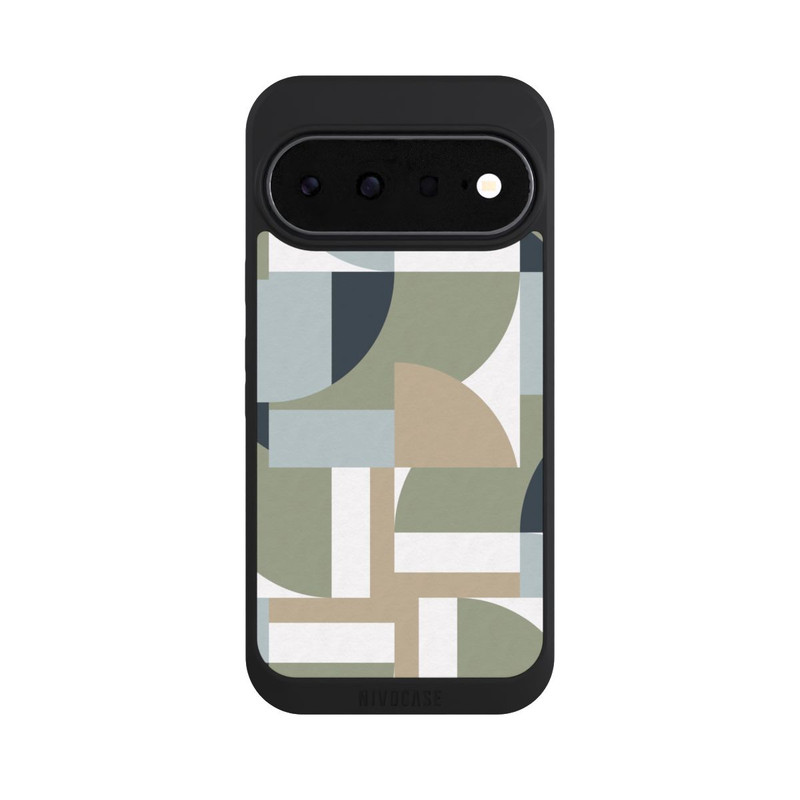 Pixel 11 NIVOpure Futuristische Bauhaus Polygone Beige