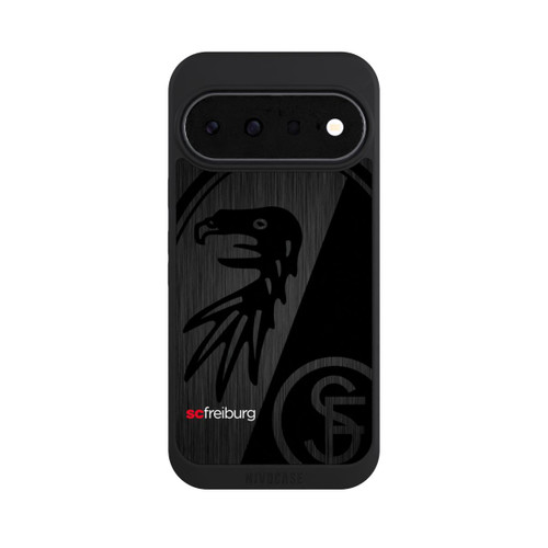 Google Pixel 11 NIVOpure  Kratzen Metall Hintergrund mit dem Schriftzug  Vertikal SC Freiburg