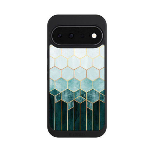 Google Pixel 11 NIVOpure Blaugrüne Sechsecke