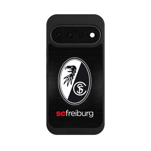 Google Pixel 11 NIVOpure  Kratzen Metall Hintergrund mit dem Schriftzug  Horizontal SC Freiburg