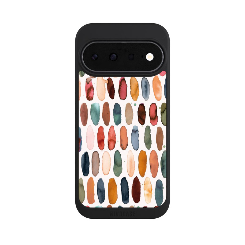 Pixel 11 NIVOpure Aquarellstriche aus mineralischem Terrakotta
