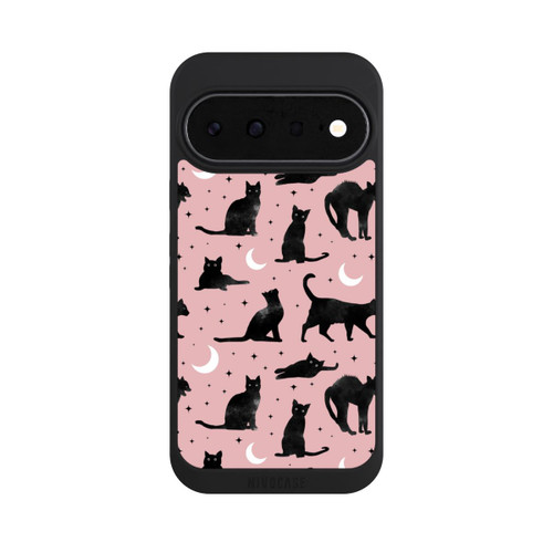 Google Pixel 11 NIVOpure Katzen und Mond auf Rosa