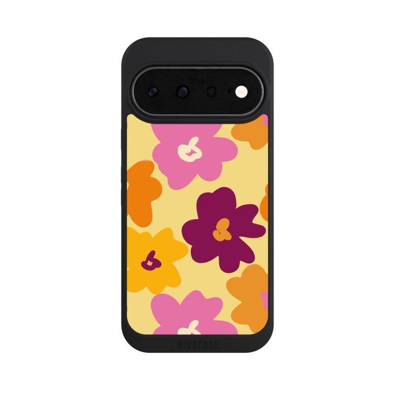 Pixel 11 NIVOpure Retro Blumenmuster bunt
