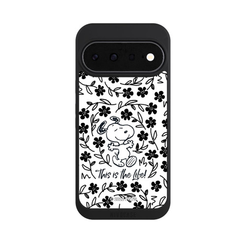 Google Pixel 11 NIVOpure Snoopy schwarz und weiß This Is The Life