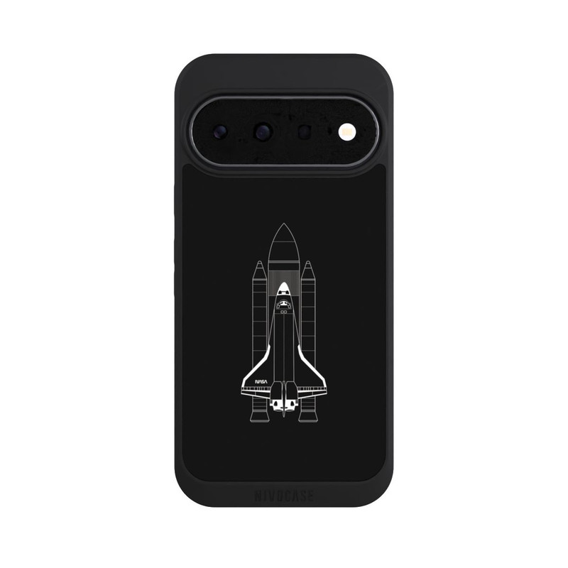 Pixel 11 NIVOpure Space Shuttle Weiß auf Schwarz