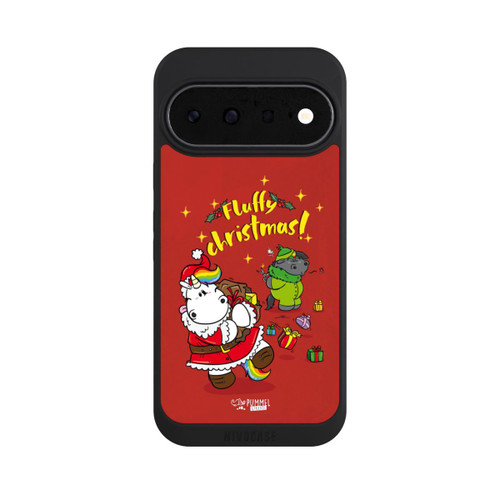 Google Pixel 11 NIVOpure Pummeleinhorn Fluffy Christmas Rot