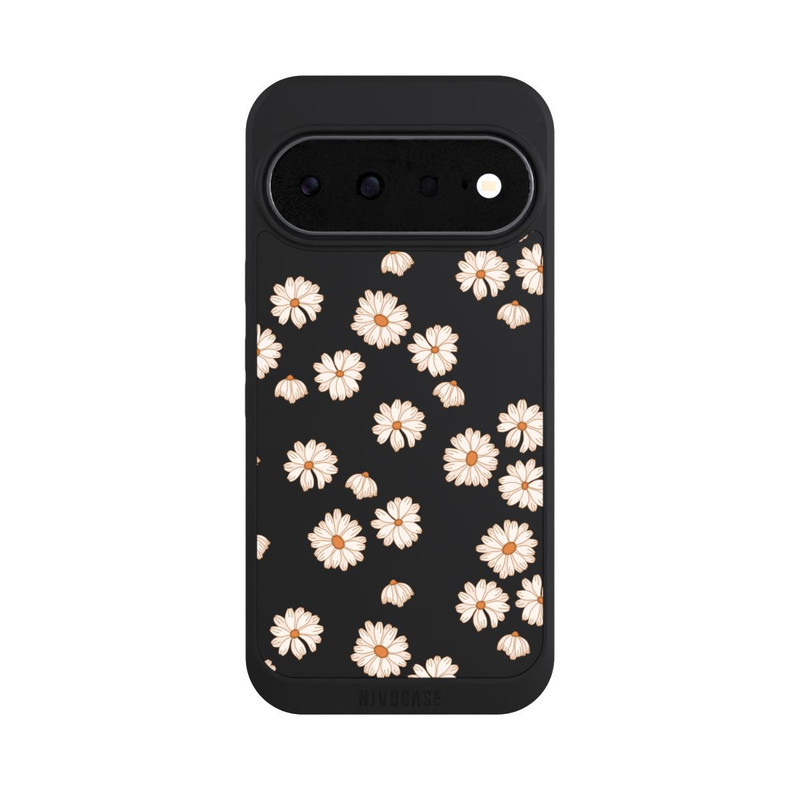 Pixel 11 NIVOpure Flowerpower Tapete Weiss