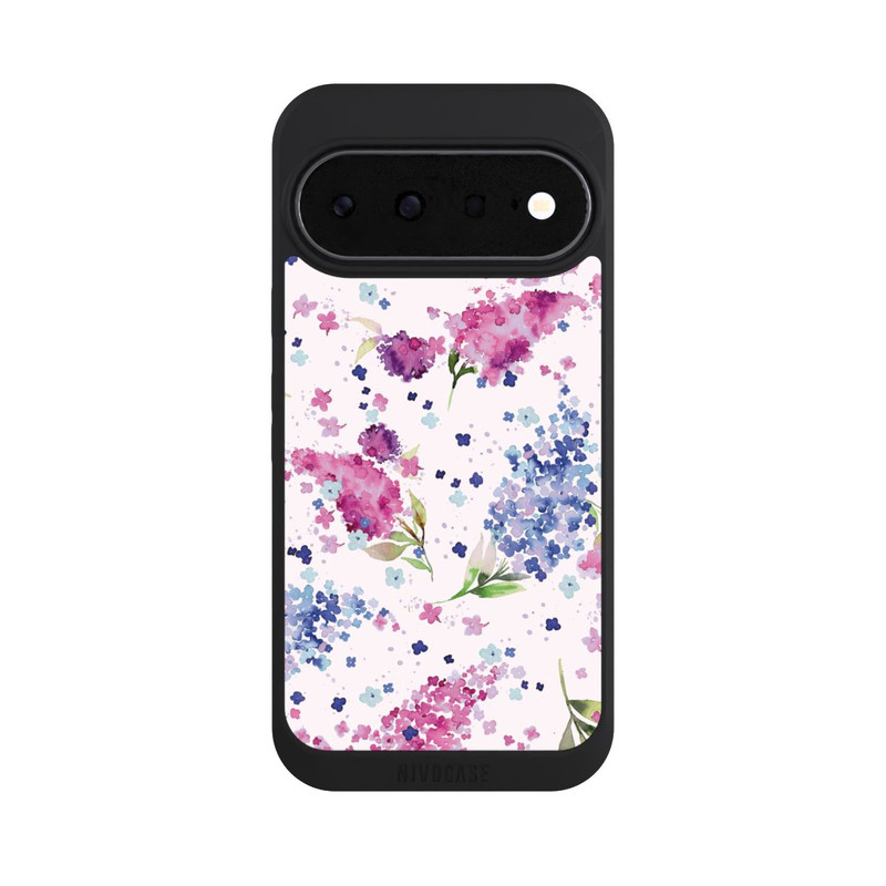 Pixel 11 NIVOpure Hortensien Lila und Rosa Blumen