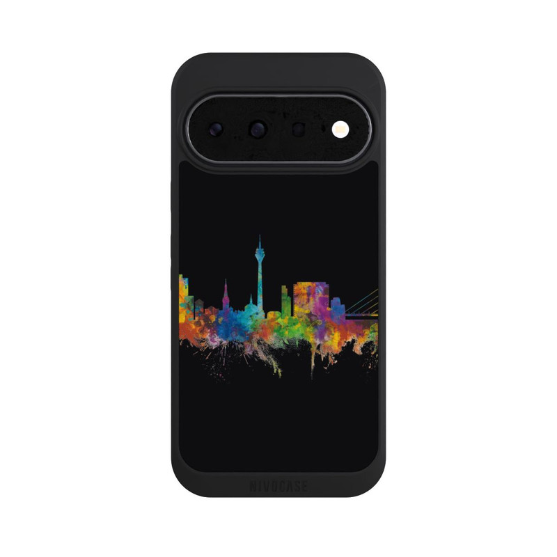Pixel 11 NIVOpure Düsseldorf Skyline Schwarz