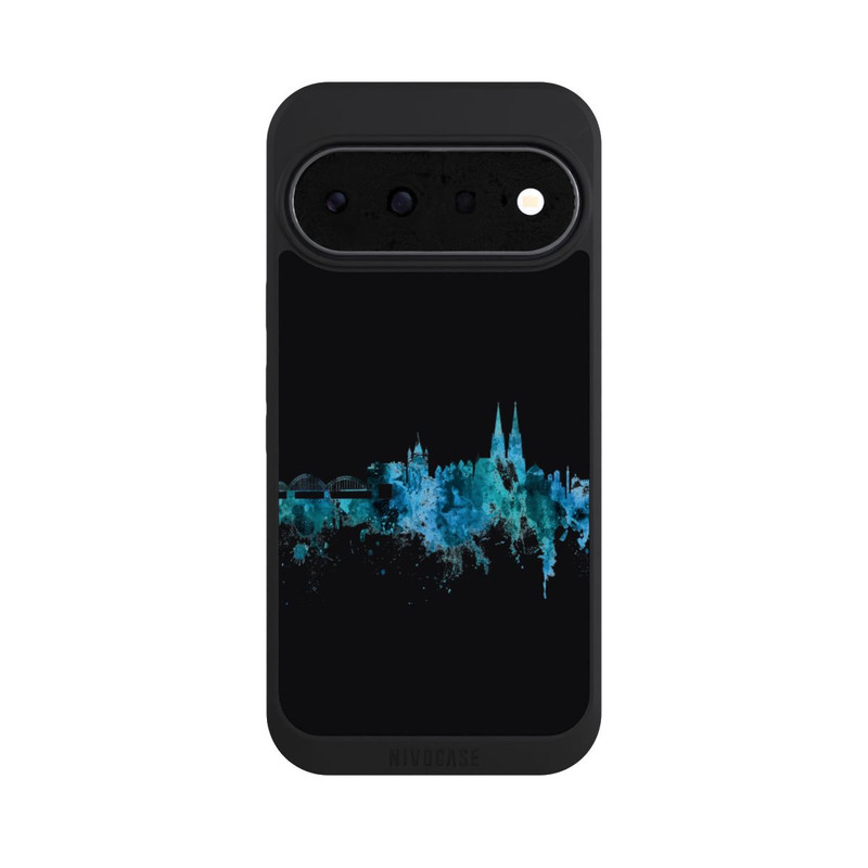 Pixel 11 NIVOpure Kölner Skyline Blau