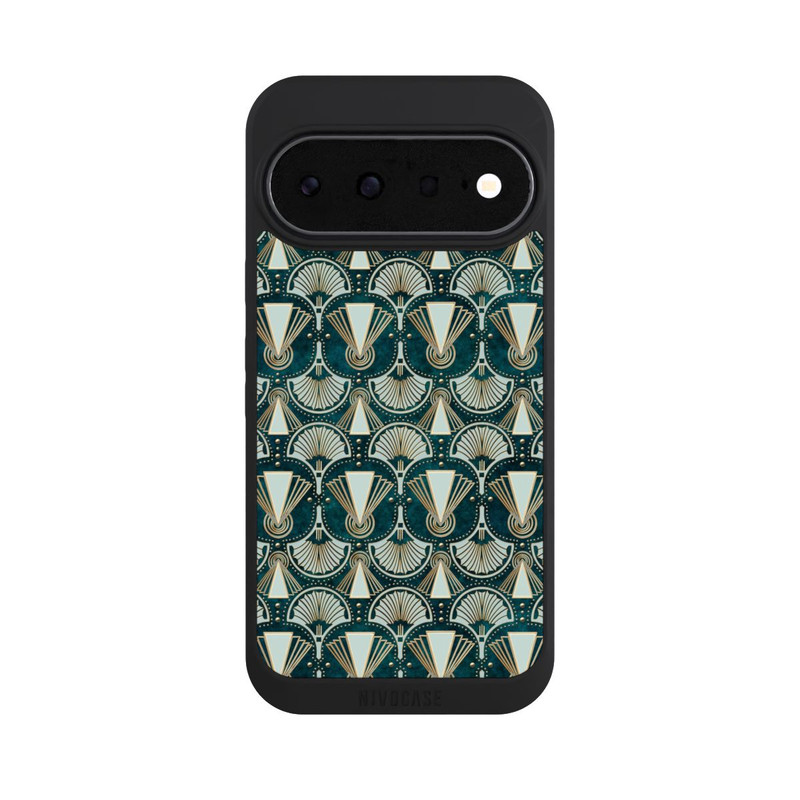 Pixel 11 NIVOpure Art Deco Green Pattern