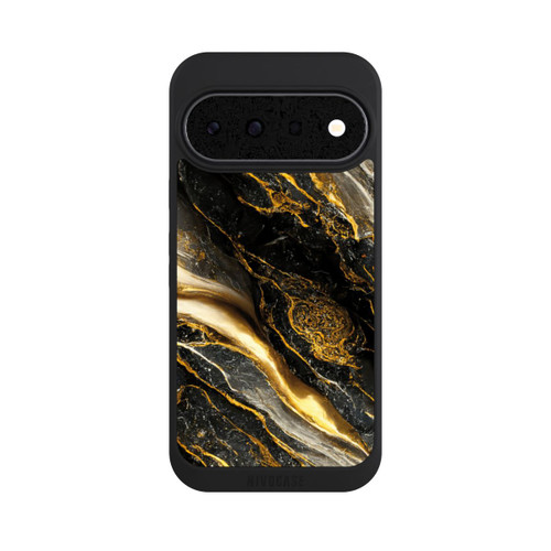 Google Pixel 11 NIVOpure Schwarze Marmor Goldschichten