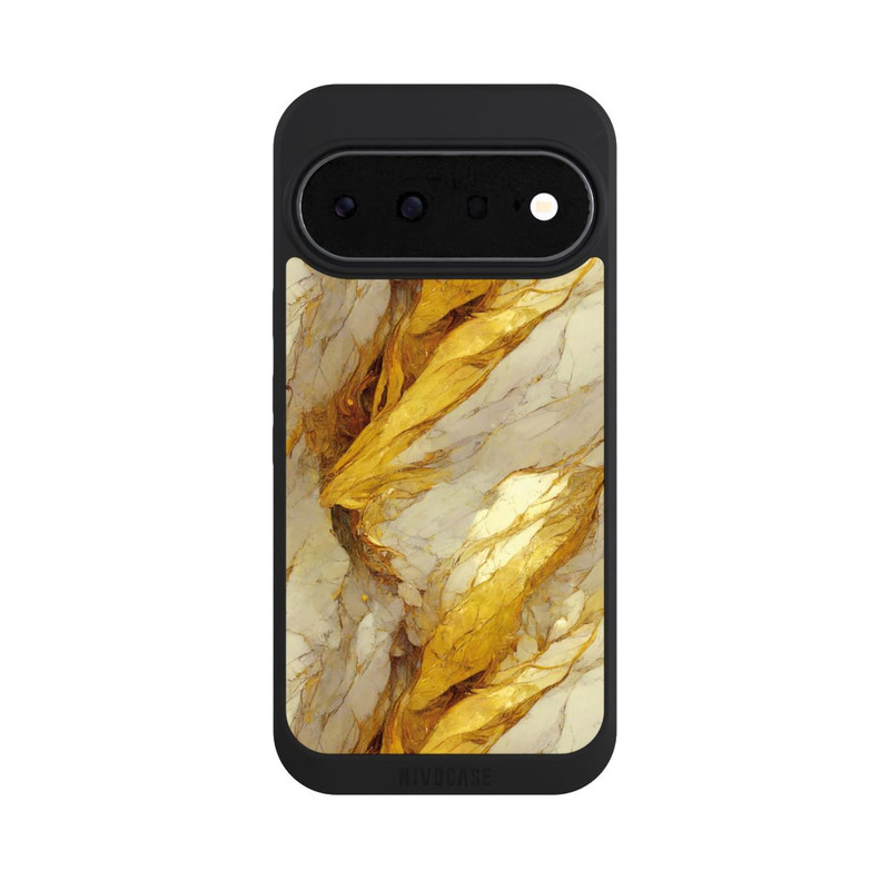 Pixel 11 NIVOpure Weiße Marmor-Golddruckschichten