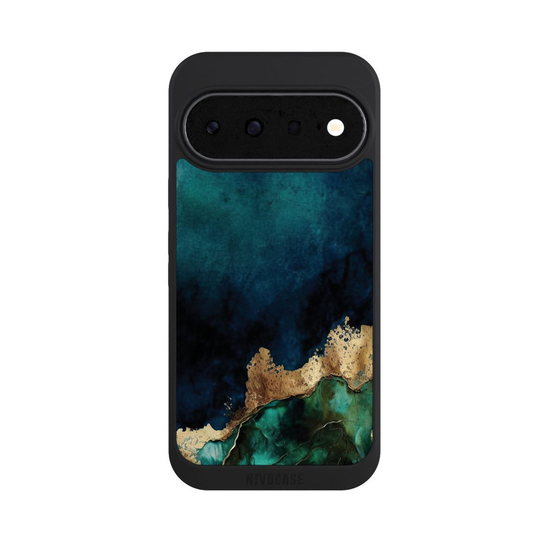 Pixel 11 NIVOpure Petrolblau mit Gold