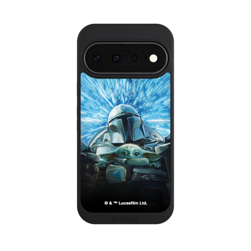 Google Pixel 11 NIVOpure Grogu und Mando fliegen blau