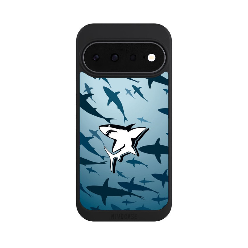 Pixel 11 NIVOpure Haie Muster Blau