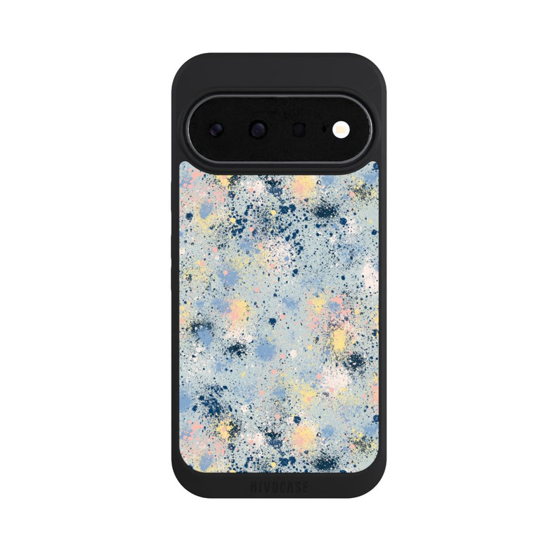 Pixel 11 NIVOpure Tintentropfen Staub Textur Blau