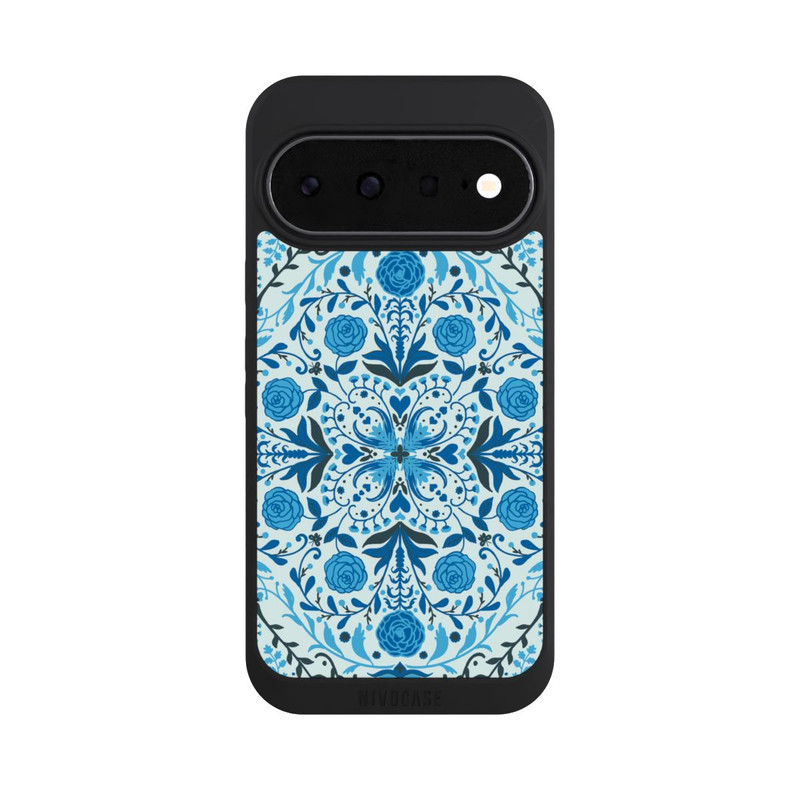Pixel 11 NIVOpure Blue Floral Tiles