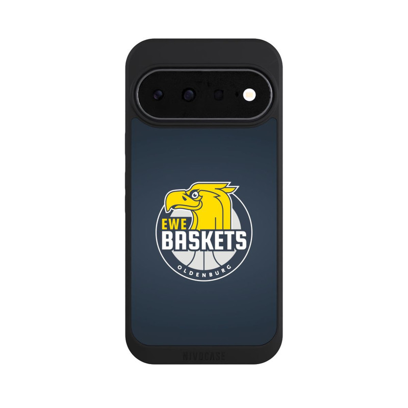Pixel 11 NIVOpure EWE Baskets Logo Blau